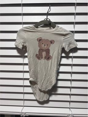 Posh Peanut Baby teddy bear short sleeve bodysuit